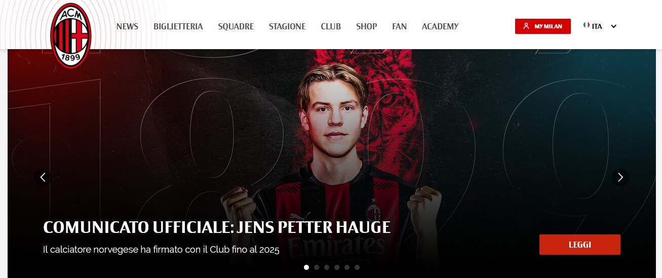 Ufficiale: Hauge nuovo acquisto del Milan
