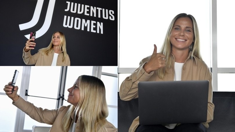 Tuija Hyyrynen, selfie e sorrisi conquistano i tifosi della Juve Women