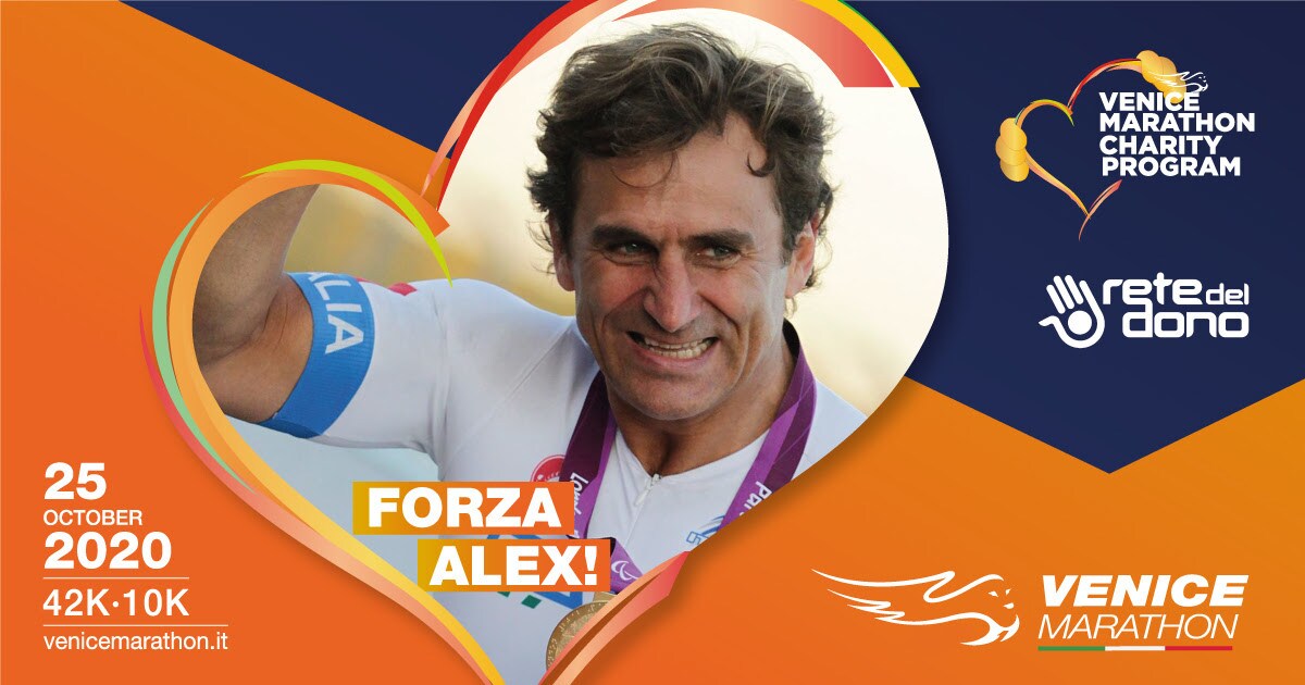Venicemarathon dà il via al Charity Program al grido di "Forza Alex"