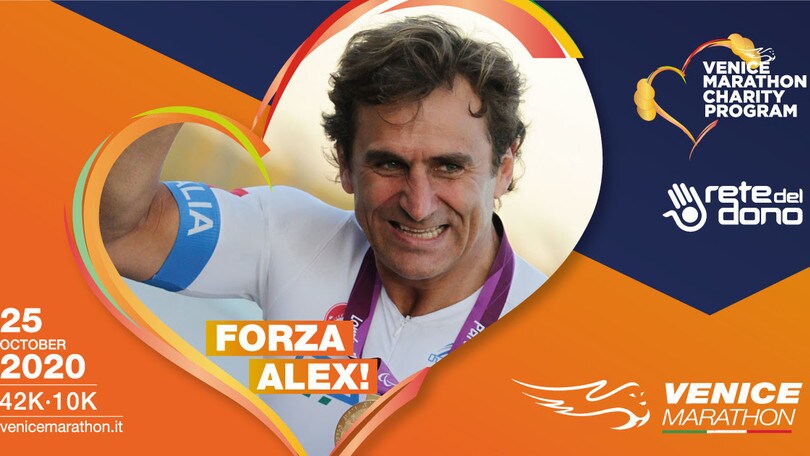 Venicemarathon dà il via al Charity Program al grido di "Forza Alex"