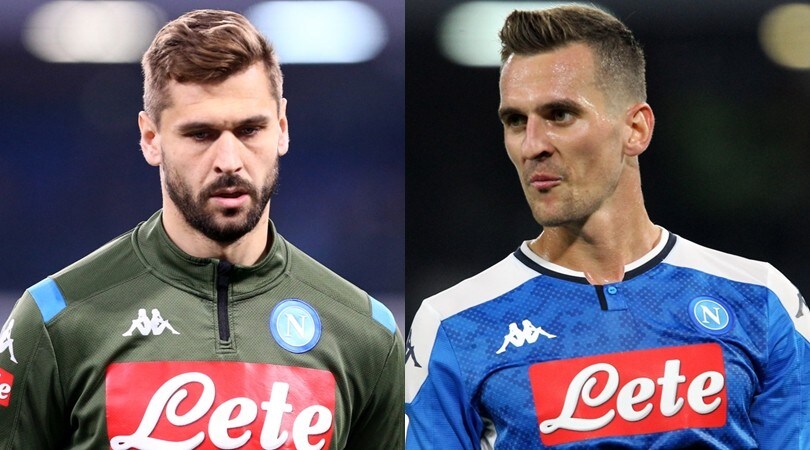 Napoli tra tamponi e mercato: Milik alla Fiorentina, Llorente all'Elche