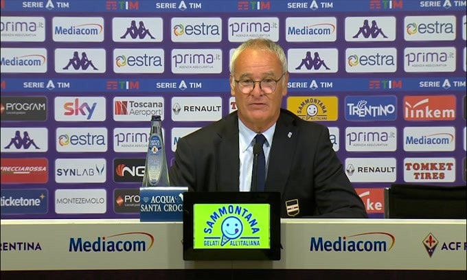 Ranieri elogia Quagliarella: "Mi piace la sua grinta"