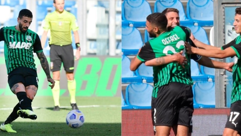 Sassuolo, Berardi e Caputo stendono il Crotone