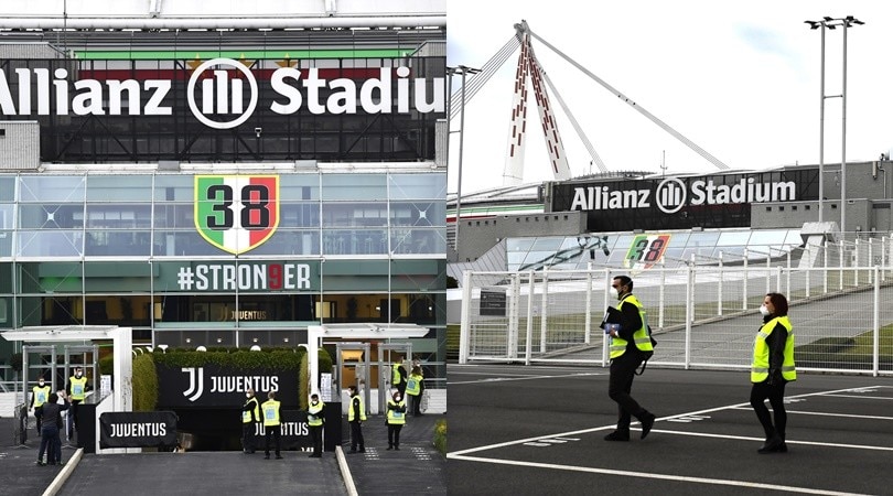 Juve-Napoli, aperti i cancelli dell'Allianz Stadium