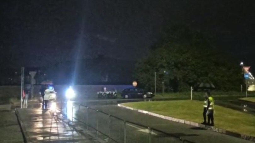 Il pullman Juve arriva allo Juventus Stadium