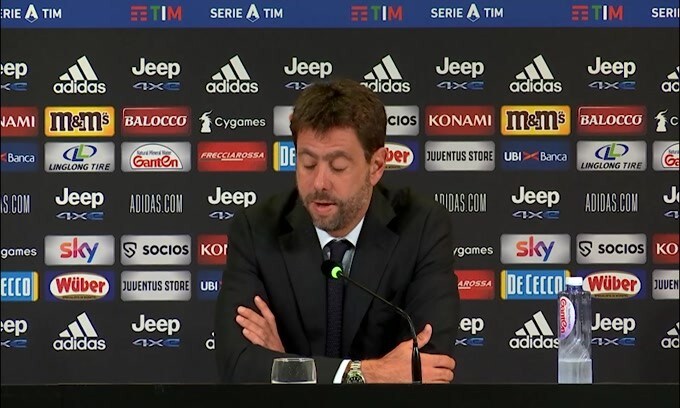 Agnelli su Juve-Napoli non disputata: "Stasera un'anomalia"