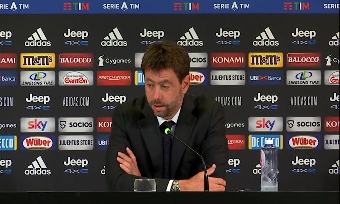 Agnelli: "Nessun sospetto sul Napoli"