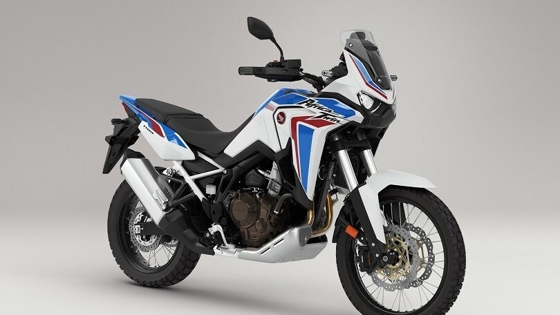 Honda CRF1100L Africa Twin: la livrea "Tricolour HRC" lancia il 2021