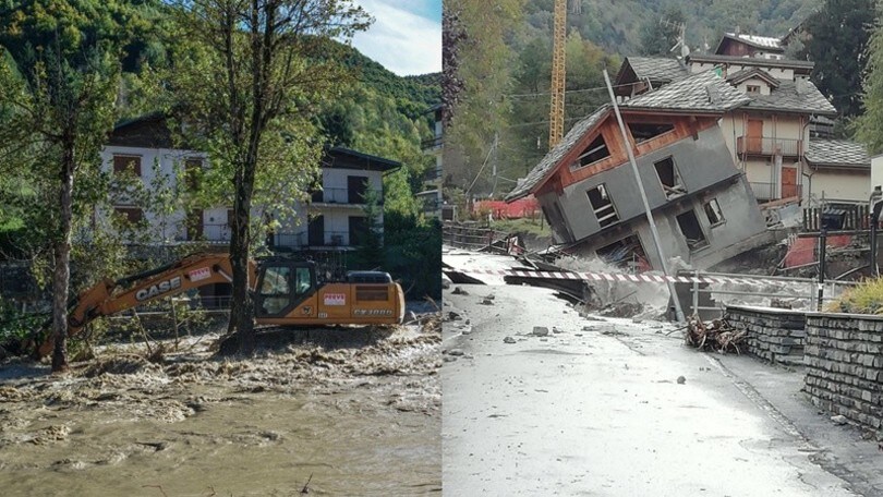 Maltempo in Piemonte, le terribili immagini