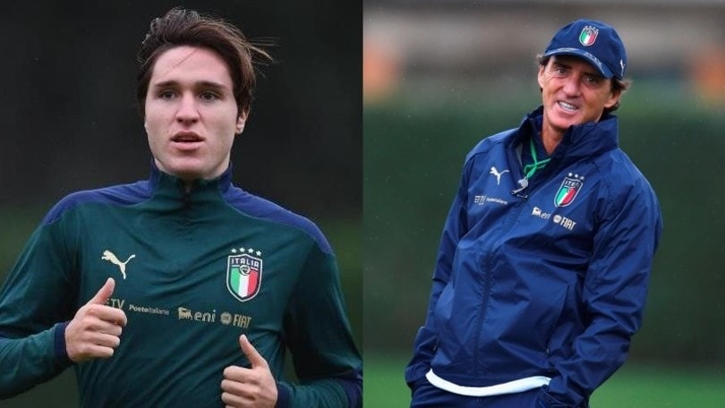 Chiesa, il primo giorno da juventino è in nazionale