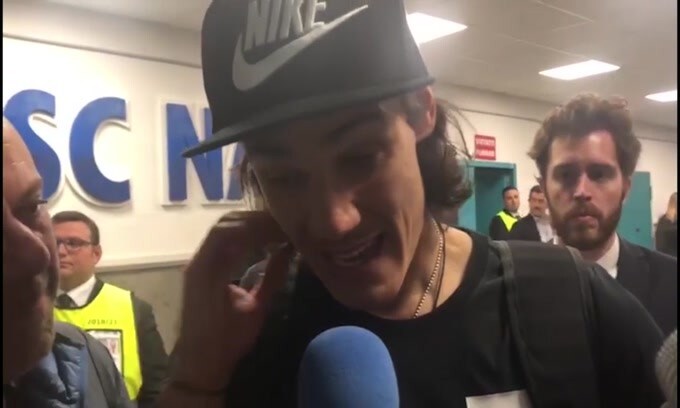 Cavani ha confessato di aver avuto il Covid