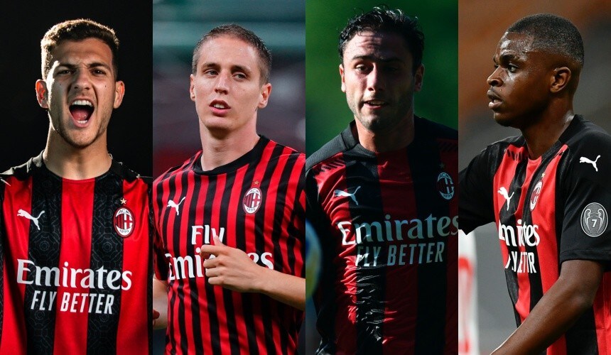 Milan, che ingorgo a destra! In quattro per una maglia
