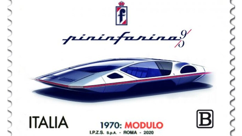 90 anni di Pininfarina, nel francobollo speciale c'è la Modulo