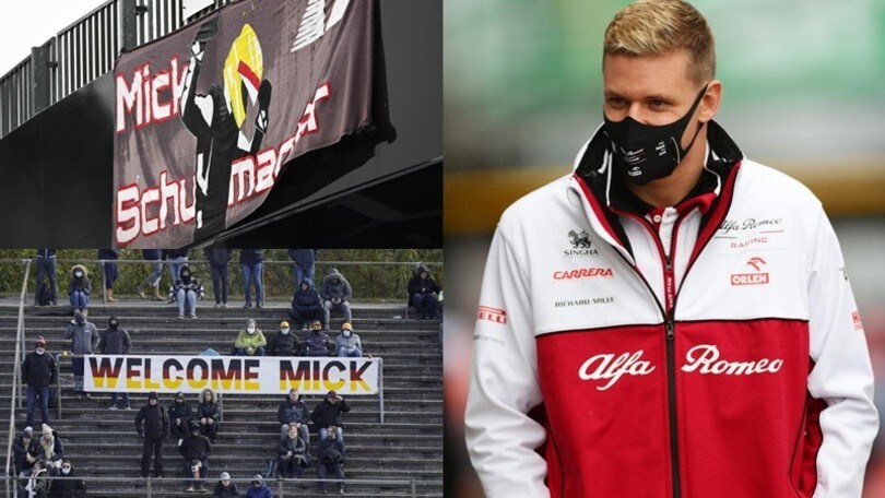 Mick Schumacher, lo speciale benvenuto dei fan