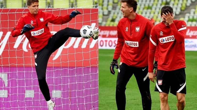 Szczesny scherza con Lewandoski: pronti per Polonia-Italia