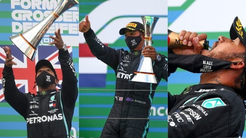 Hamilton raggiunge Schumi: 91 vittorie, è nella storia della Formula 1!