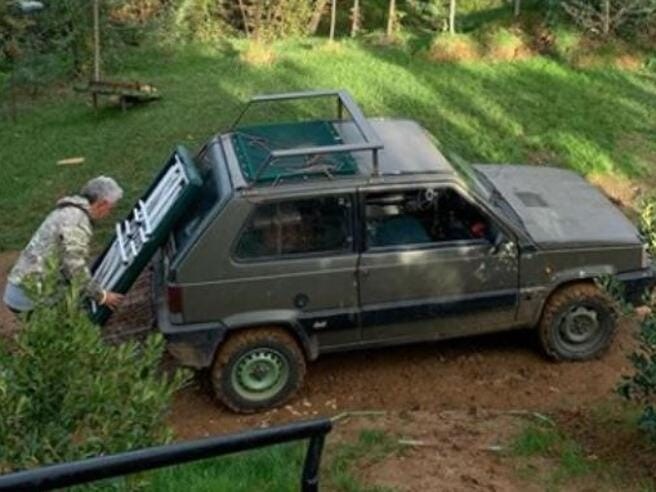 Roberto Baggio, la compagna di lavoro è Fiat Panda 4x4