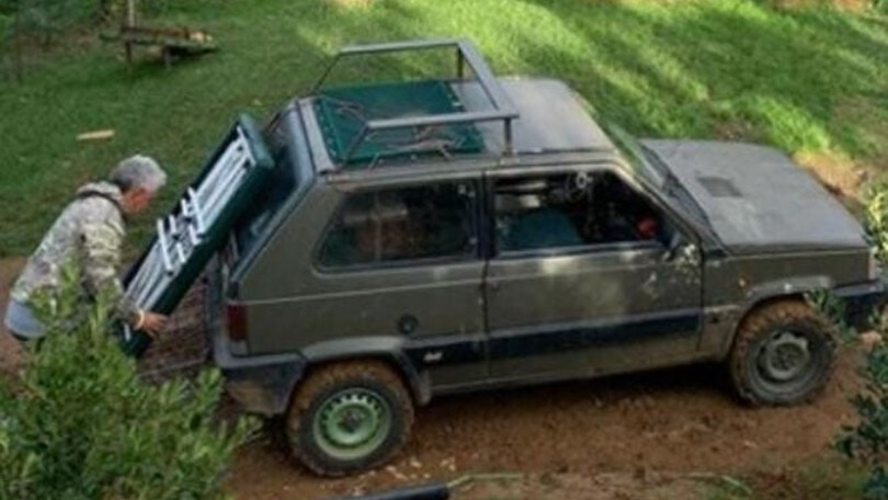 Roberto Baggio, la compagna di lavoro è Fiat Panda 4x4