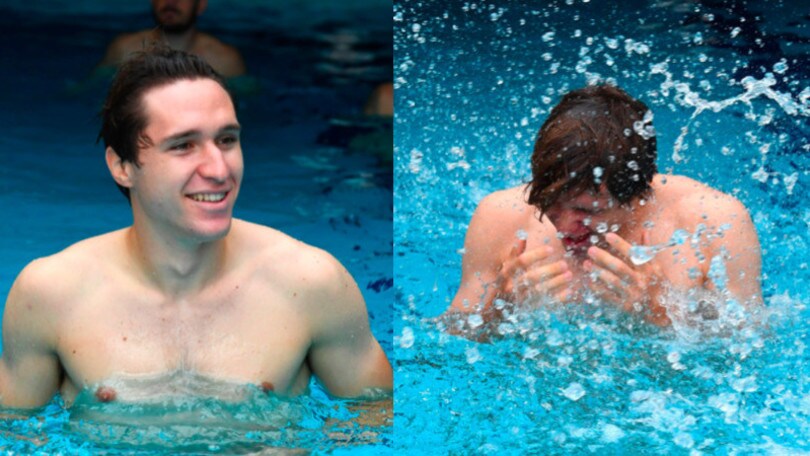 Italia in piscina dopo la Polonia, relax per Chiesa