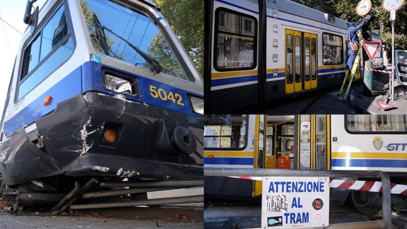 Torino, tram deraglia su Corso Regina Margherita