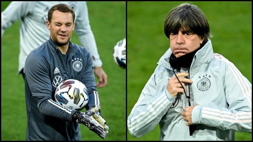 Germania, allenamento in vista della Svizzera: Neuer fa l'occhiolino, Loew sente freddo