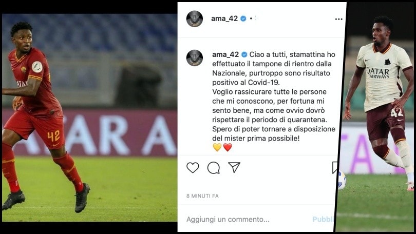 Roma, Diawara positivo al Coronavirus