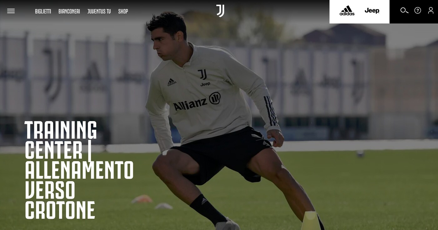 Juve, allenamento al JTC per prepararsi al Crotone