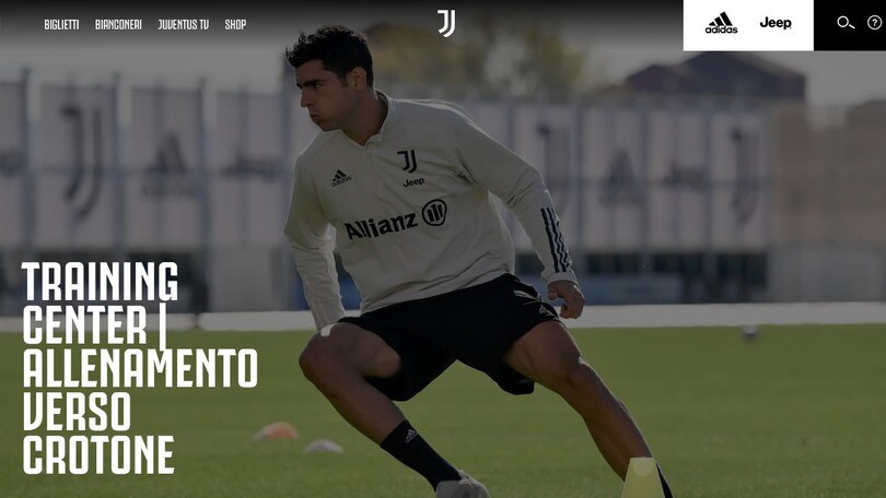 Juve, allenamento al JTC per prepararsi al Crotone