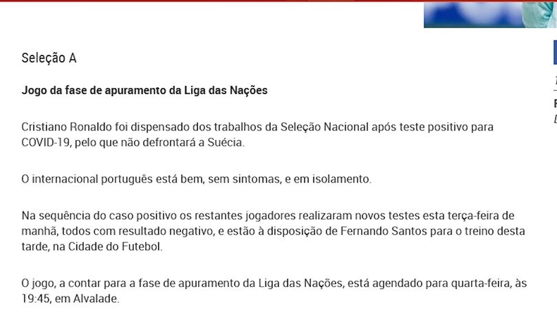 Juve, Cristiano Ronaldo è positivo al Coronavirus