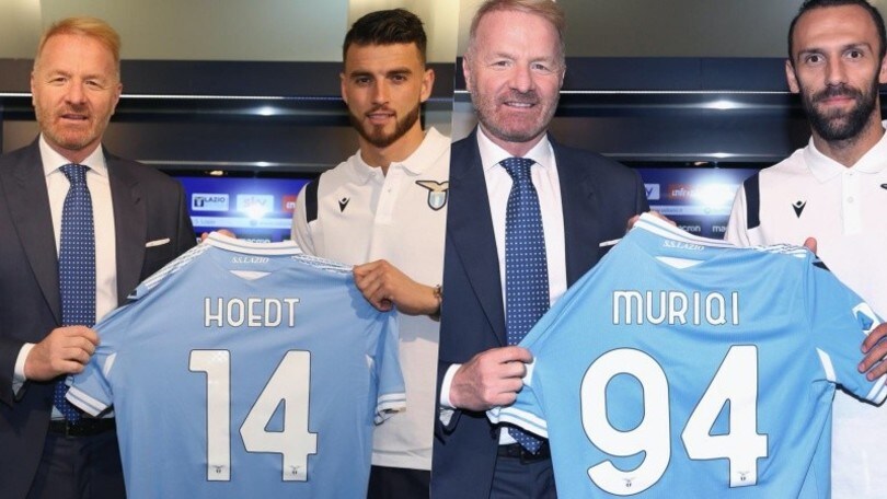 Lazio, ecco Muriqi e Hoedt presentati da Tare