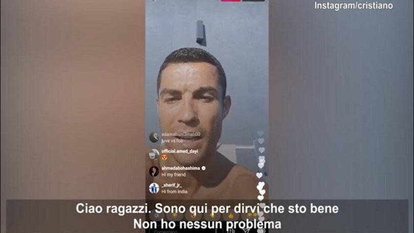CR7: "Sto bene. Non ho nessun problema"
