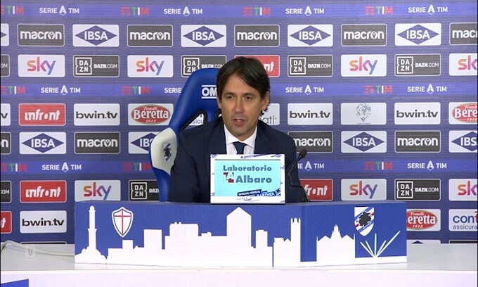 Simone Inzaghi: "Prestazione inaccettabile"