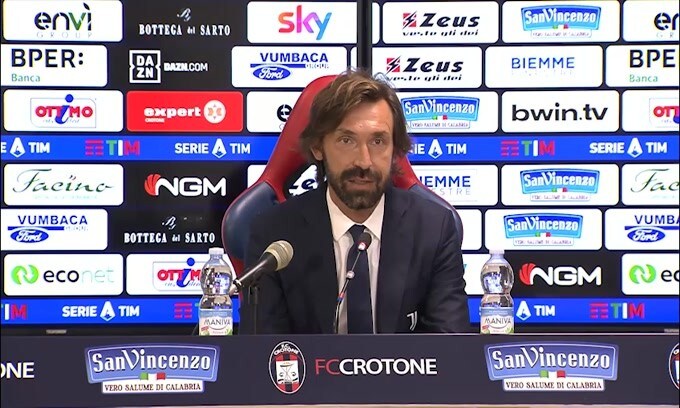 Pirlo: "Abbiamo diversi assenti in questo momento"