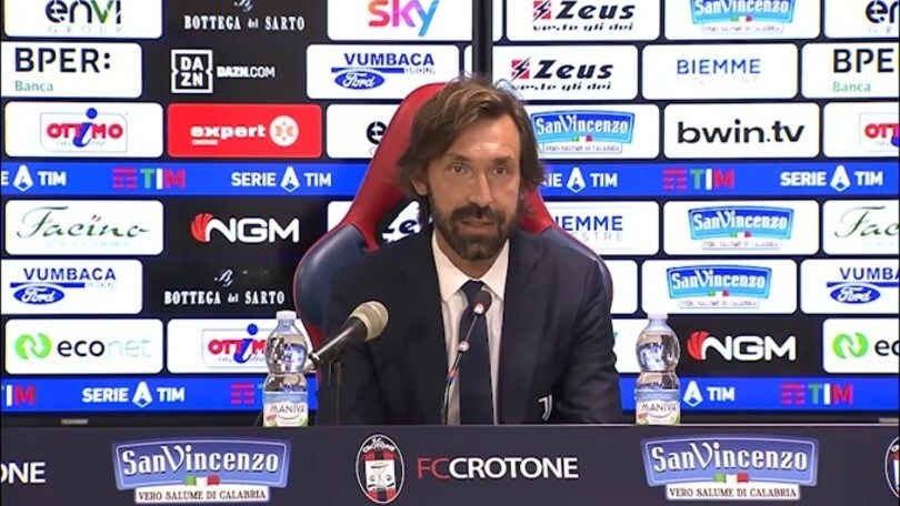 Pirlo: "Abbiamo diversi assenti in questo momento"