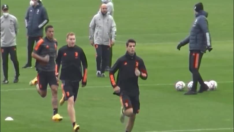 La Juve si prepara per l'esordio Champions