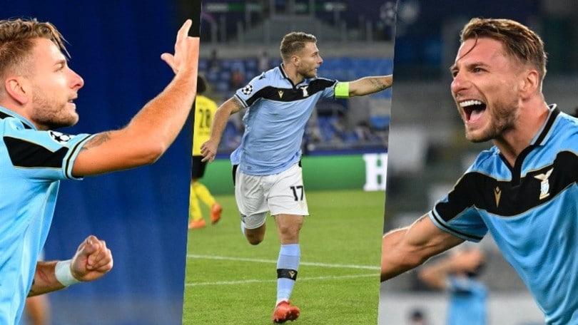 Lazio super con il Borussia Dortmund: Immobile si scatena dopo il gol