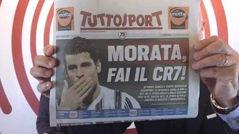 Casa Tuttosport. Morata ha fatto il CR7: una bella Juve passa a Kiev