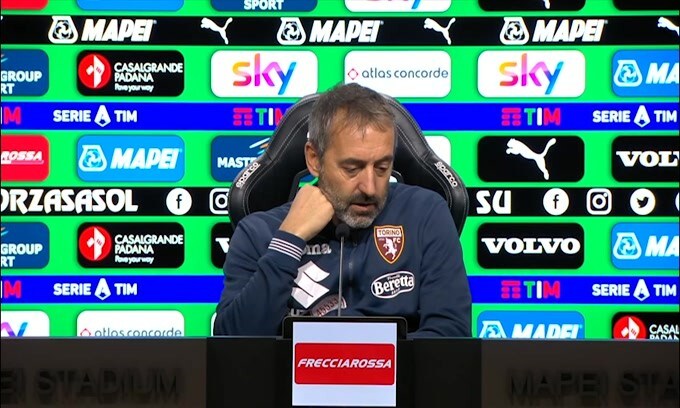 Giampaolo: "Dispiaciuto per la squadra"