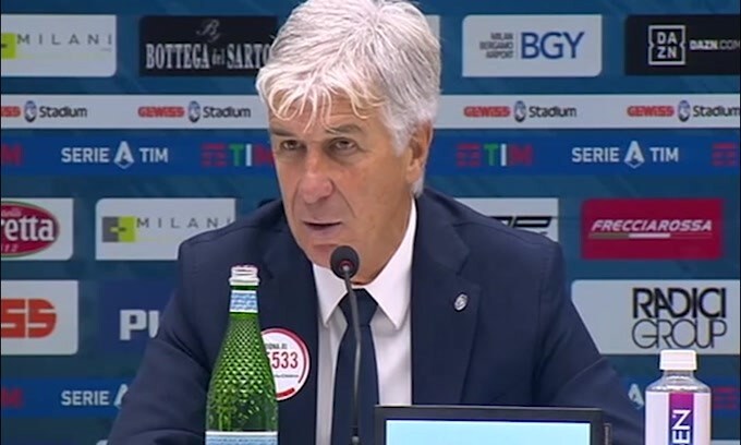 Gasperini: "Non siamo riusciti a tirare in porta"