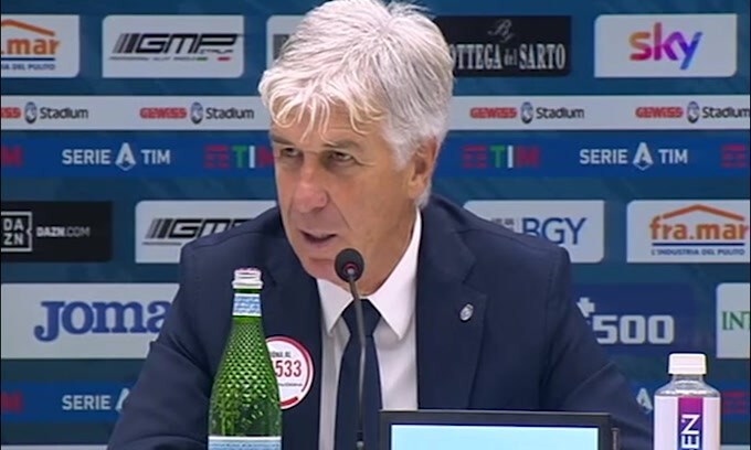 Gasperini sull'arbitro: "Poco recupero"
