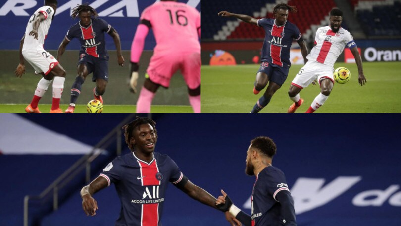 Kean da urlo con il Psg! Doppietta al Dijon in 22'