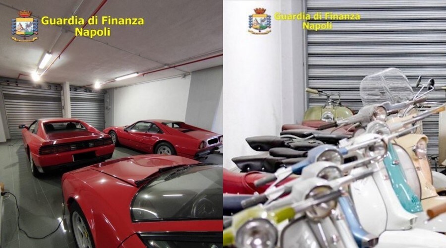 Moto d'epoca, Ferrari e Porsche: sequestrato il "tesoro" dell' Emiro