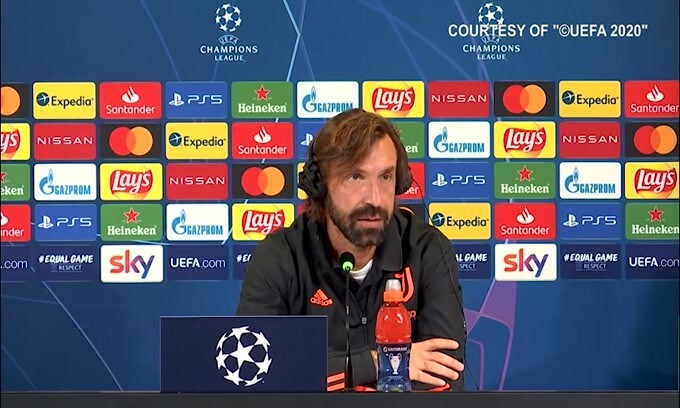 Pirlo: "Ronaldo? Aspettiamo stasera il responso del tampone"