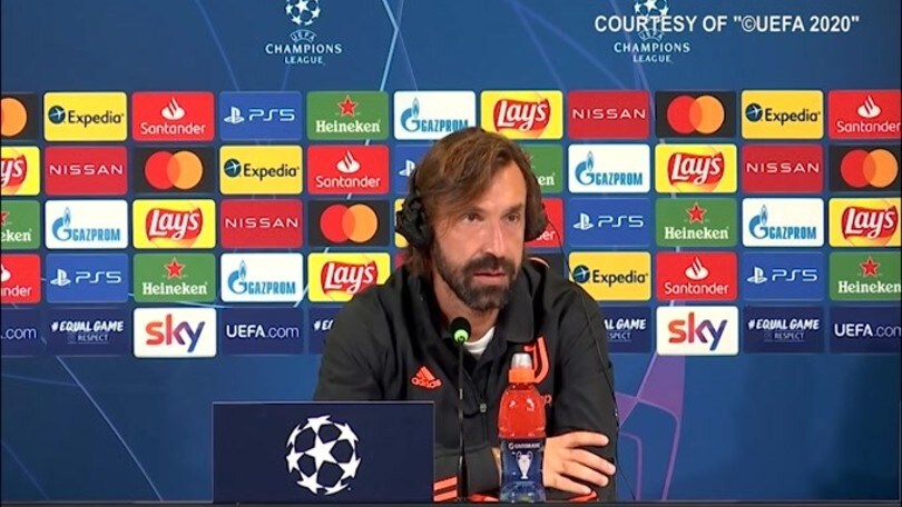 Pirlo: "Ronaldo? Aspettiamo stasera il responso del tampone"