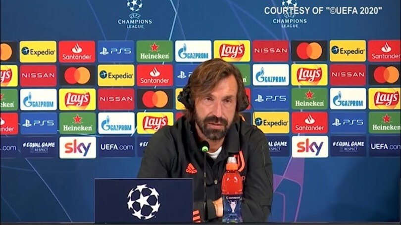 Pirlo: "Se tampone CR7 negativo valuteremo se farlo giocare"