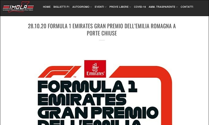 F1, il GP di Imola si correrà a porte chiuse