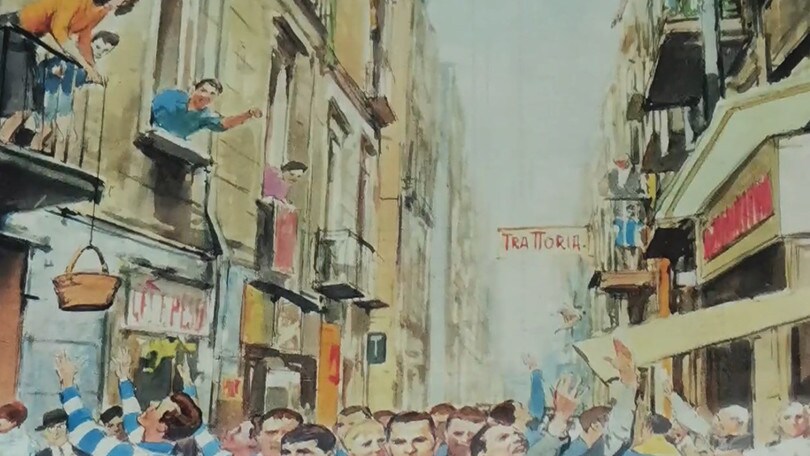 La visita al museo del Rugby: Partenope