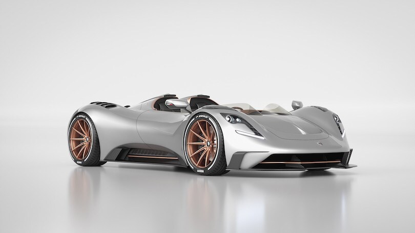 Ares S1 Project Spyder, V8 aspirato da 715 cavalli old style