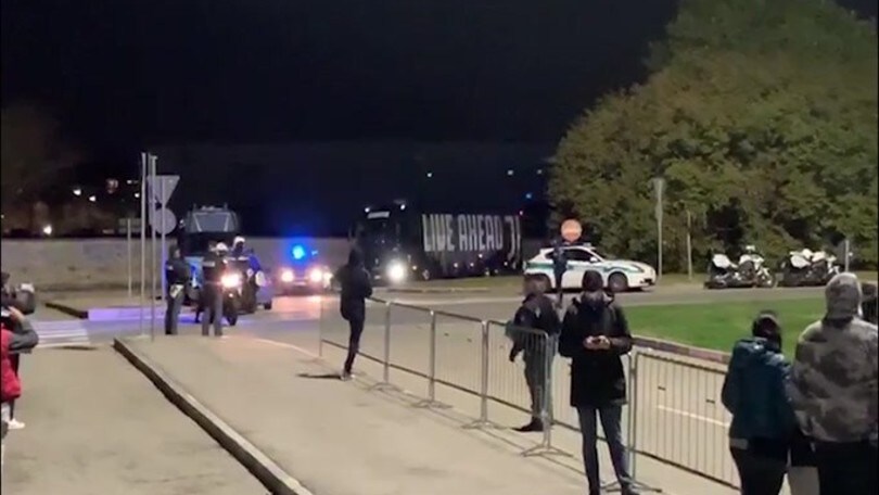 Juventus-Barcellona: arriva il pullman della Juve