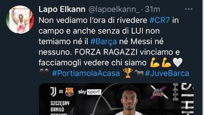 Lapo Elkann sostiene CR7 e spinge la Juve: «Non temiamo nessuno»
